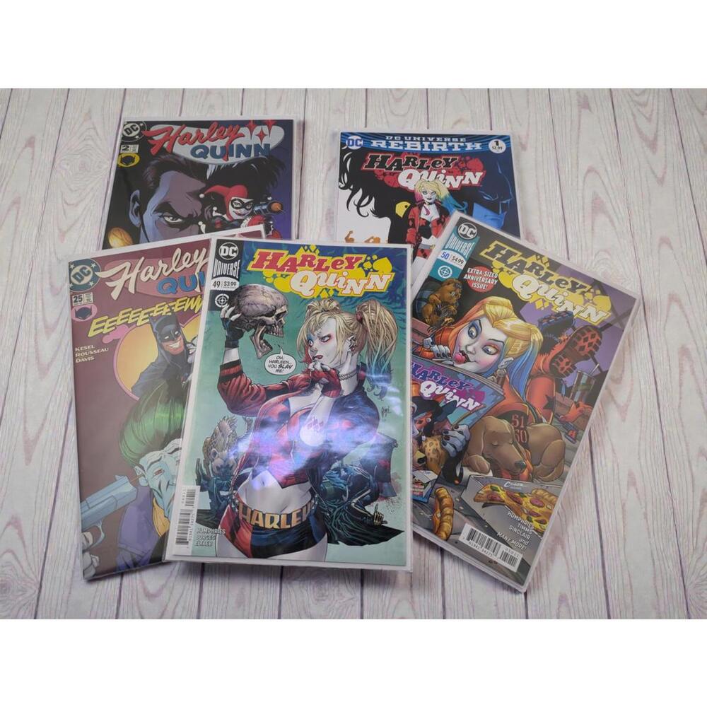 Harley Quinn Comic 5-Issue Lot - Rebirth #1
